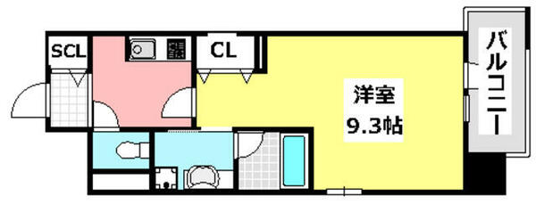 ＳＴＯＬＺ　ＫＩＳＨＩＢＥ（シュトルツキシベ）｜大阪府吹田市岸部南１丁目(賃貸マンション1K・7階・31.10㎡)の写真 その2