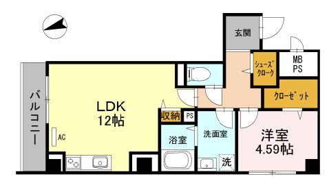 同じ建物の物件間取り写真 - ID:228047796117