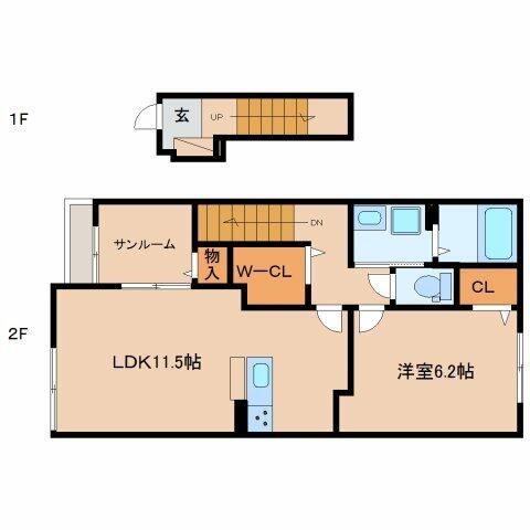 同じ建物の物件間取り写真 - ID:229008952108