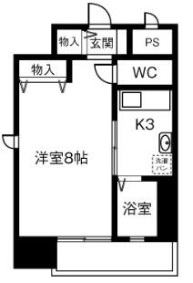 同じ建物の物件間取り写真 - ID:223022542083