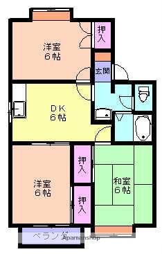 同じ建物の物件間取り写真 - ID:203000419794