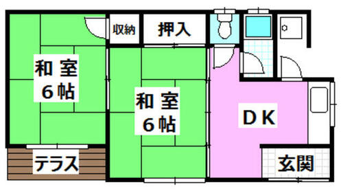 大阪府茨木市総持寺１丁目（一戸建）の賃貸物件の間取り