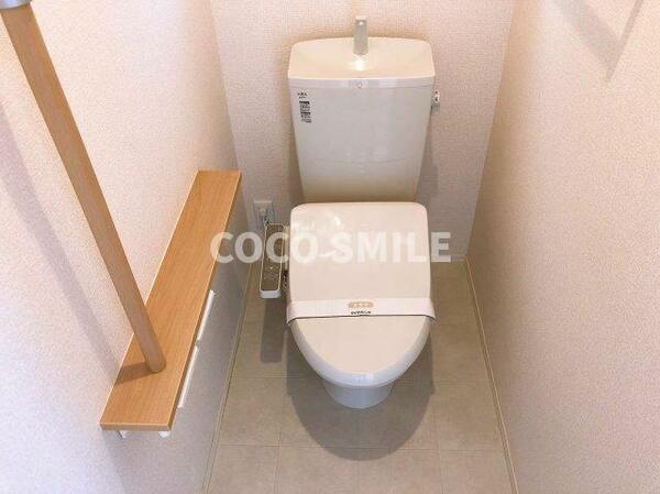 画像7:清潔感のあるトイレです 【COCO SMILE　ココスマイル】