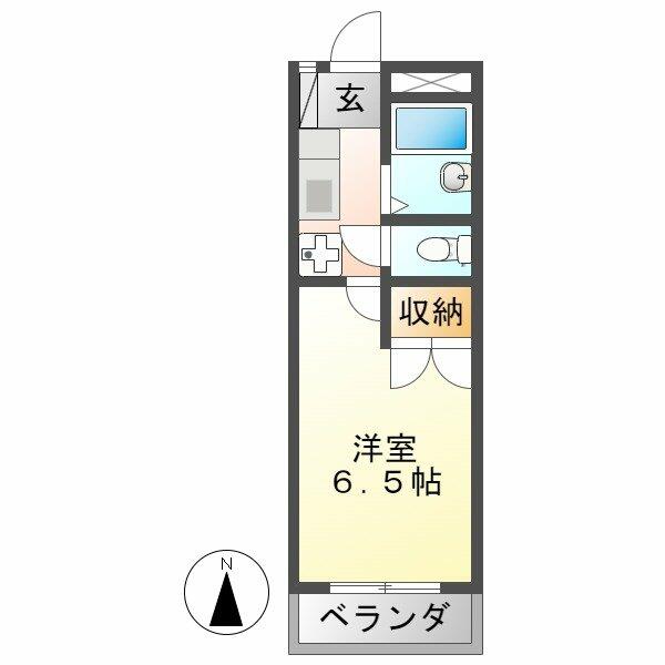 メゾン　リズ　イースト 605｜岐阜県岐阜市折立(賃貸マンション1K・5階・20.00㎡)の写真 その2