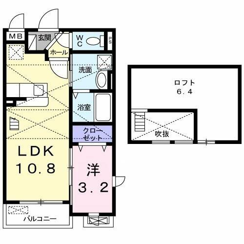 同じ建物の物件間取り写真 - ID:227082610839