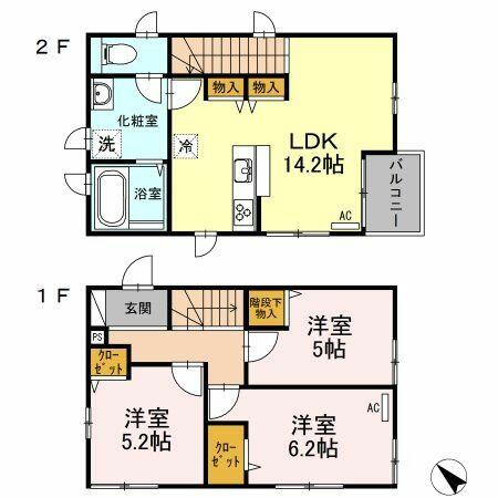 同じ建物の物件間取り写真 - ID:213098963892