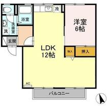 福岡県北九州市八幡西区上の原３丁目（賃貸アパート1LDK・2階・53.55㎡） その2