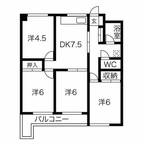 同じ建物の物件間取り写真 - ID:223022738488