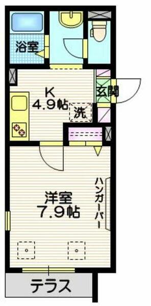 東京都世田谷区世田谷４丁目(賃貸マンション1K・1階・29.74㎡)の写真 その2