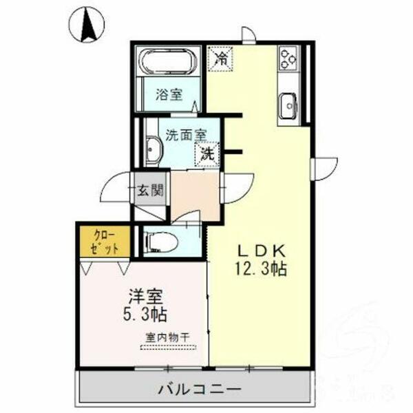 ピュア・グレース｜大阪府羽曳野市南恵我之荘８丁目(賃貸アパート1LDK・2階・42.97㎡)の写真 その2