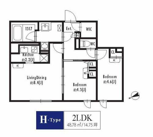 同じ建物の物件間取り写真 - ID:213103710240