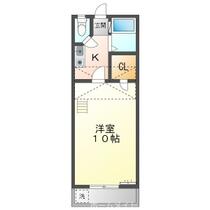 セザンヌ新栄２  ｜ 愛知県豊橋市新栄町字南小向（賃貸アパート1K・2階・26.09㎡） その2