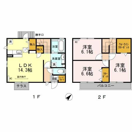 同じ建物の物件間取り写真 - ID:223032354820