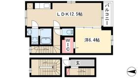 コンフォートⅤ 301 ｜ 愛知県名古屋市北区楠２丁目（賃貸アパート1LDK・3階・54.19㎡） その2