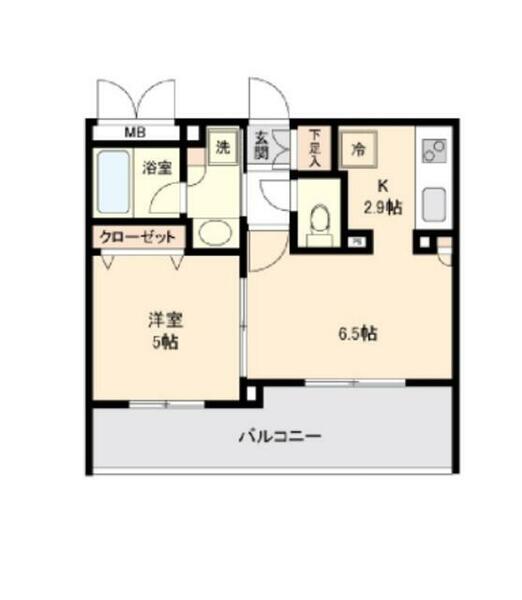 ＣＡＳＳＩＡ新高円寺｜東京都杉並区梅里２丁目(賃貸マンション1LDK・5階・34.33㎡)の写真 その2