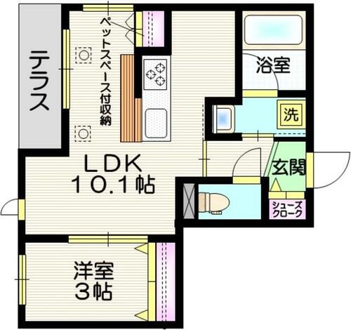 同じ建物の物件間取り写真 - ID:211046803585