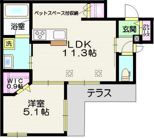 同じ建物の物件間取り写真 - ID:211046803588