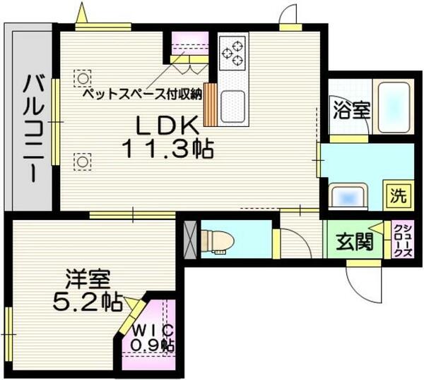 ディアコート南浦和 401｜埼玉県さいたま市南区文蔵２丁目(賃貸マンション1LDK・4階・40.90㎡)の写真 その2