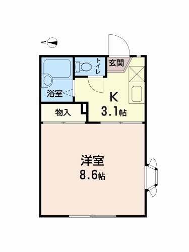 同じ建物の物件間取り写真 - ID:204003095603