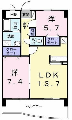 同じ建物の物件間取り写真 - ID:237004948385