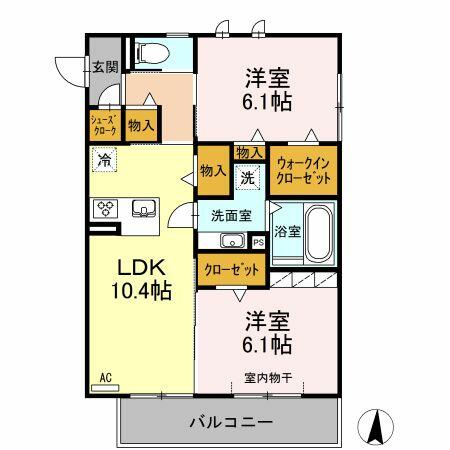 同じ建物の物件間取り写真 - ID:223032402456