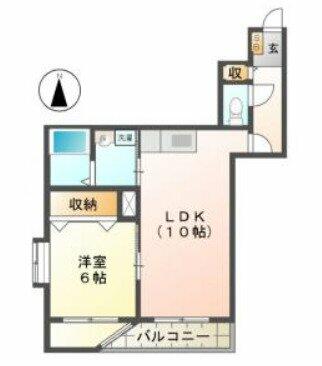 三重県津市本町(賃貸マンション1LDK・4階・41.33㎡)の写真 その2