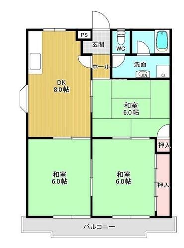 同じ建物の物件間取り写真 - ID:223032383478