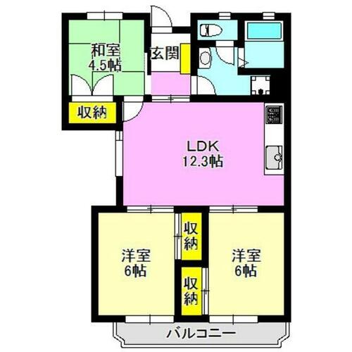 同じ建物の物件間取り写真 - ID:210002237091