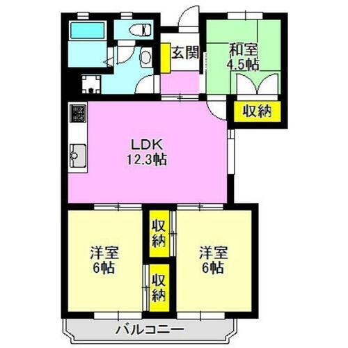 同じ建物の物件間取り写真 - ID:210002237093