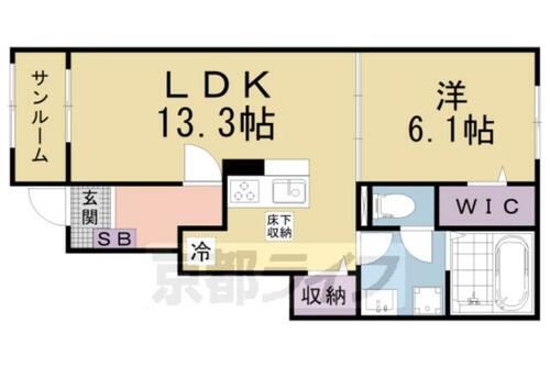 同じ建物の物件間取り写真 - ID:225005508380