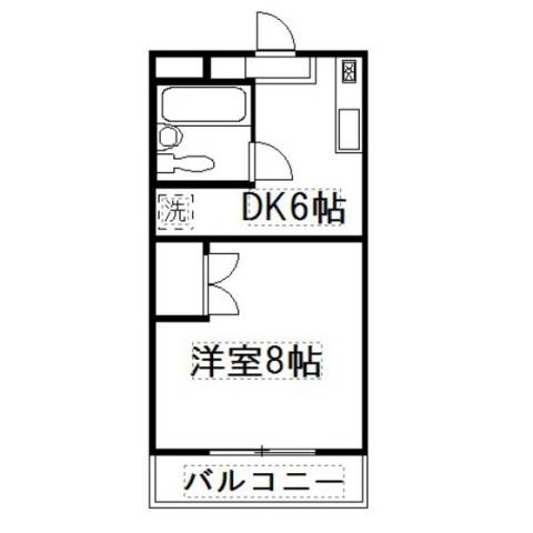 静岡県浜松市中央区上島６丁目(賃貸マンション1DK・3階・25.92㎡)の写真 その2