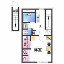 和歌山県和歌山市本脇（賃貸アパート1K・2階・26.40㎡） その2