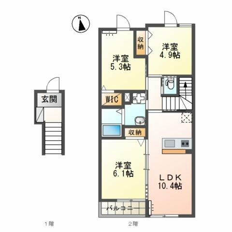 同じ建物の物件間取り写真 - ID:244004015015