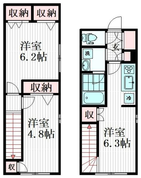 メルヴェーユ文京小石川｜東京都文京区白山２丁目(賃貸マンション2DK・4階・46.72㎡)の写真 その2