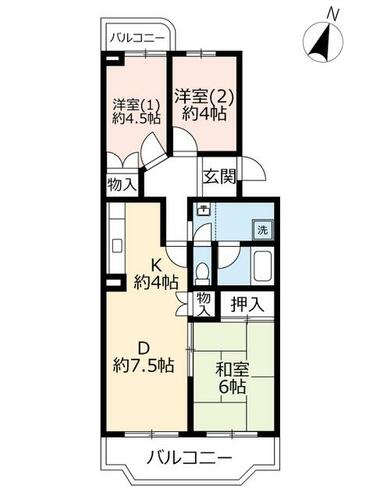 同じ建物の物件間取り写真 - ID:228050128829