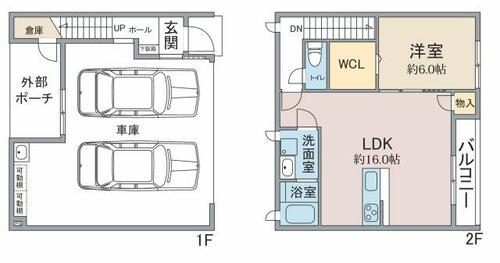 ＨＣ－Ｇ　Ｉｗａｋｕｒａの間取り