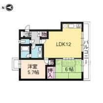 京都府京都市山科区小山南溝町（賃貸マンション2LDK・1階・52.09㎡） その2