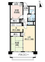 ＵＲ芦屋朝日ヶ丘 0000102 ｜ 兵庫県芦屋市朝日ケ丘町（賃貸マンション2LDK・1階・66.64㎡） その2