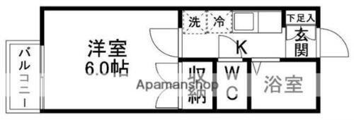 同じ建物の物件間取り写真 - ID:204002500354