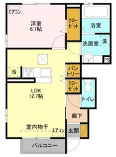 同じ建物の物件間取り写真 - ID:211046829986