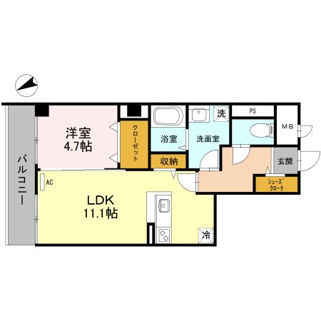 同じ建物の物件間取り写真 - ID:228047794375