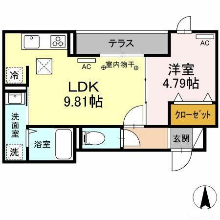 同じ建物の物件間取り写真 - ID:213103073268