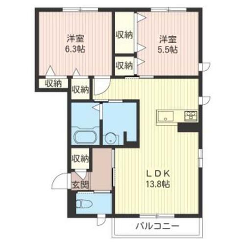 同じ建物の物件間取り写真 - ID:209005603029