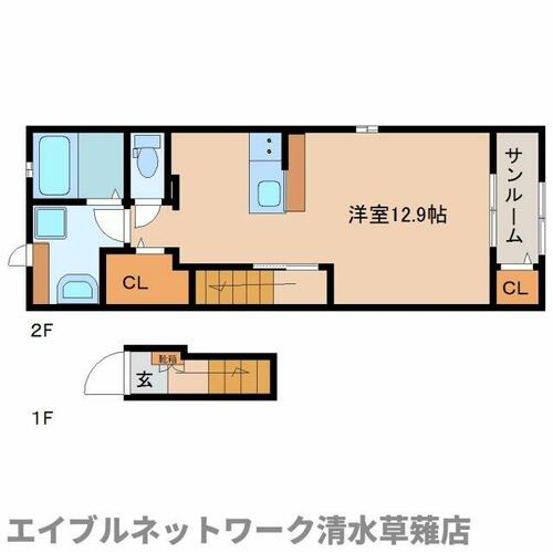 同じ建物の物件間取り写真 - ID:222016385349