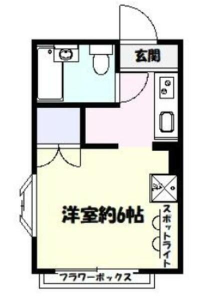 メゾーネ木村｜神奈川県川崎市宮前区馬絹１丁目(賃貸アパート1R・2階・15.00㎡)の写真 その2