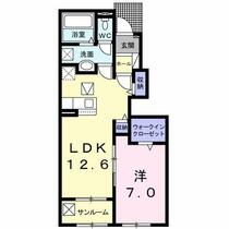 ベル　フォンテーヌＢ 103 ｜ 福岡県行橋市泉中央２丁目（賃貸アパート1LDK・1階・50.08㎡） その2