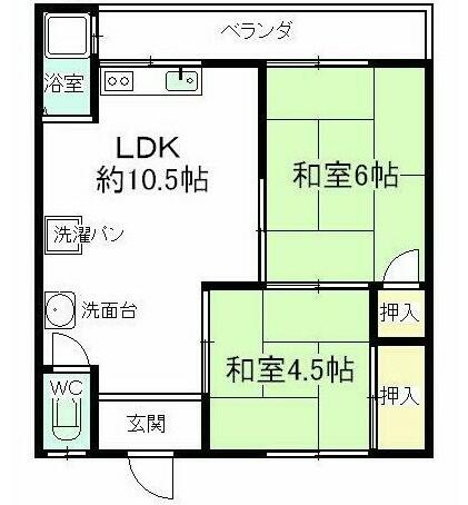 三機陸運アパートの間取り