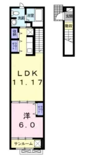 同じ建物の物件間取り写真 - ID:213102389304