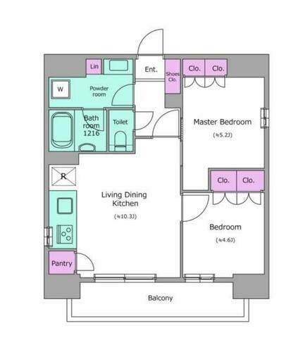 同じ建物の物件間取り写真 - ID:213103822728