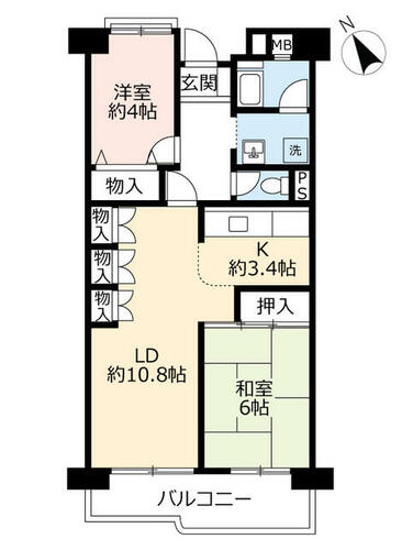 同じ建物の物件間取り写真 - ID:228048966271